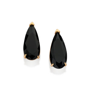 GOLD PLATED EARRING WITH CRYSTAL