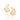 GOLD SOIREE BUTTON EARRINGS