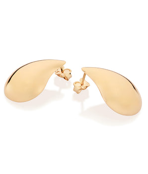 GOLD SOIREE BUTTON EARRINGS