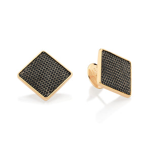 GOLD PLATED EARRING WITH ZIRCONIA