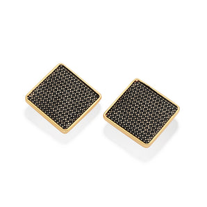 GOLD PLATED EARRING WITH ZIRCONIA