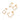 GOLD TWINKLE HEARTS HOOP EARRINGS KIT