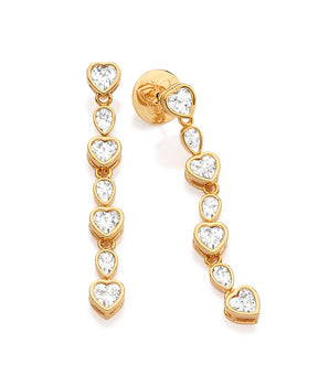 GOLD THATS MY CRUSH PENDULUM EARRINGS