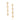 GOLD THATS MY CRUSH PENDULUM EARRINGS