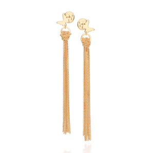 GOLD WINGS OF ELEGANCE EARRINGS