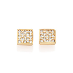 GOLD CELESTIAL STUD EARRINGS