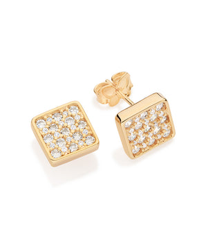 GOLD CELESTIAL STUD EARRINGS