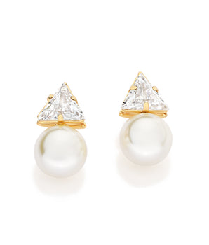 GOLD HARMONY STUD EARRINGS