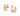 GOLD RADIANCE HUGGIE EARRINGS