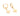 GOLD NORTH STAR HUGGIE EARRINGS