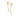 GOLD DAINTY FLOWER CHAIN EARRINGS
