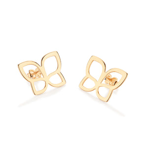GOLD ROMMANEL BUTTERFLY STUD EARRINGS