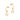 GOLD STAR SPANGLED HUGGIE EARRINGS