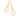 GOLD MAXI GLIMMER PENDULUM EARRINGS