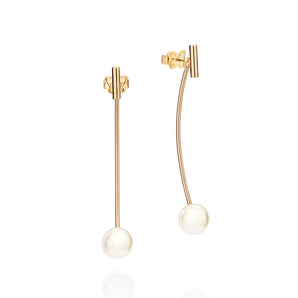 GOLD PEARL TIMELESS EARRINGS