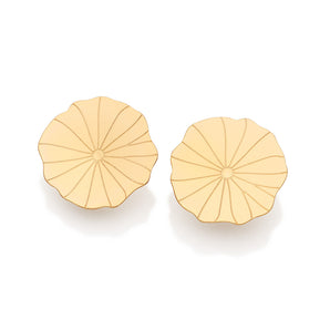 GOLD LEGACY FLOWER MAXI EARRINGS