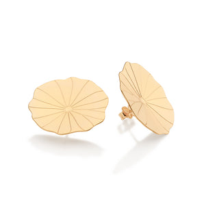 GOLD LEGACY FLOWER MAXI EARRINGS