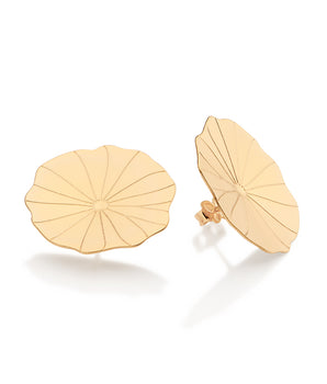 GOLD LEGACY FLOWER MAXI EARRINGS
