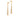 GOLD PLATED DROPLET PENDULUM EARRINGS