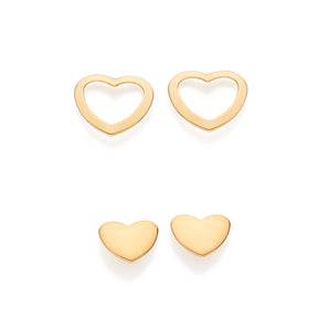 GOLD HEART OF GOLD EARRING KIT
