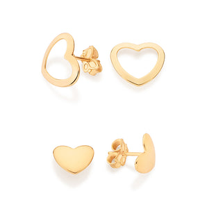 GOLD HEART OF GOLD EARRING KIT