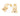 GOLD WRITTEN IN THE STARS TRIPLE HUGGIE EARRINGS