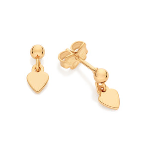 GOLD SWEETHEART EARRINGS