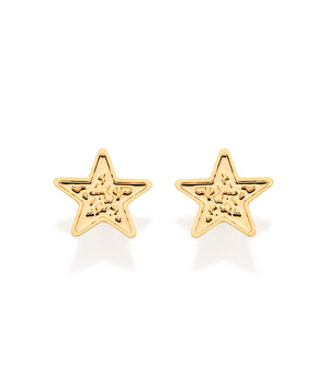 GOLD COUNTRY STAR STUD EARRINGS