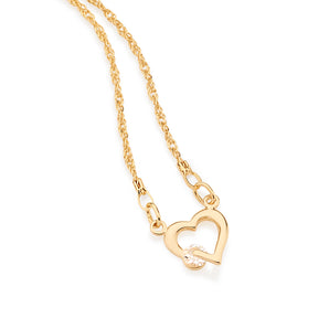 GOLD CHAIN WITH CRYSTAL