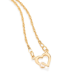 GOLD CHAIN WITH CRYSTAL