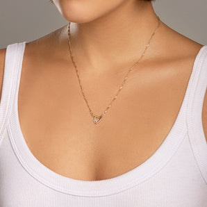 GOLD CHAIN WITH CRYSTAL