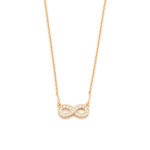 GOLD CHAIN WITH ZIRCONIA