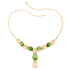 GOLD CHAIN WITH CRYSTAL