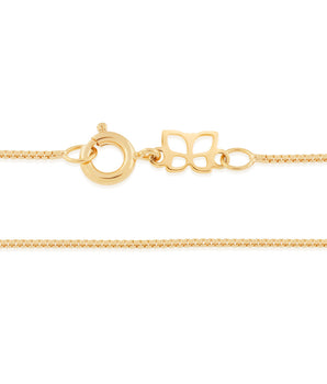 GOLD BOX CHAIN - 42CM