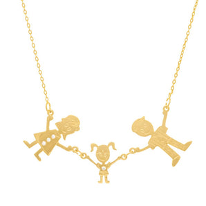 GOLD CHAIN WITH ZIRCONIA