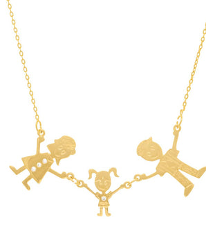 GOLD CHAIN WITH ZIRCONIA