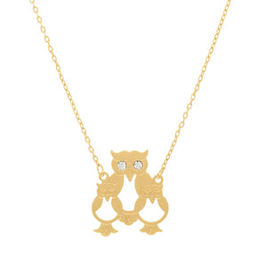 GOLD CHAIN WITH CRYSTAL