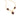 GOLD CHAIN WITH CRYSTAL AND ZIRCONIA
