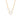 GOLD CHAIN WITH ZIRCONIA AND STONE