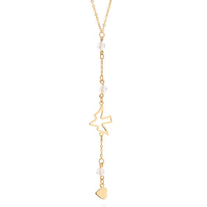 GOLD CHAIN WITH CRYSTAL