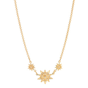 GOLD CHAIN WITH CRYSTAL