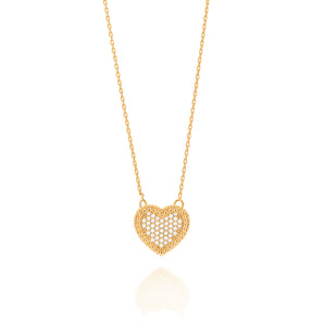 GOLD CHAIN WITH ZIRCONIA