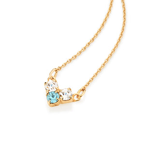 GOLD CHAIN WITH CRYSTAL