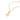 GOLD CHAIN WITH ZIRCONIA
