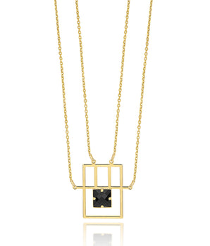 GOLD CHAIN WITH STONE