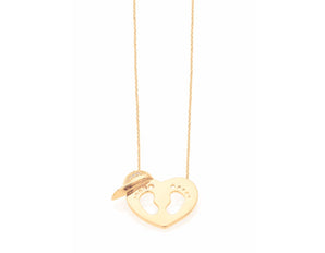 GOLD CHAIN WITH ZIRCONIA