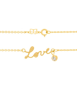 GOLD CHAIN WITH CRYSTAL