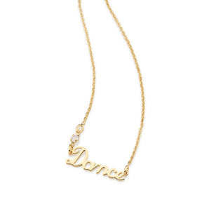 GOLD CHAIN WITH CRYSTAL