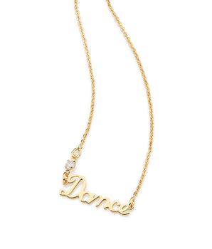 GOLD CHAIN WITH CRYSTAL