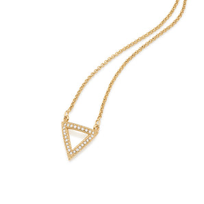 GOLD CHAIN WITH ZIRCONIA